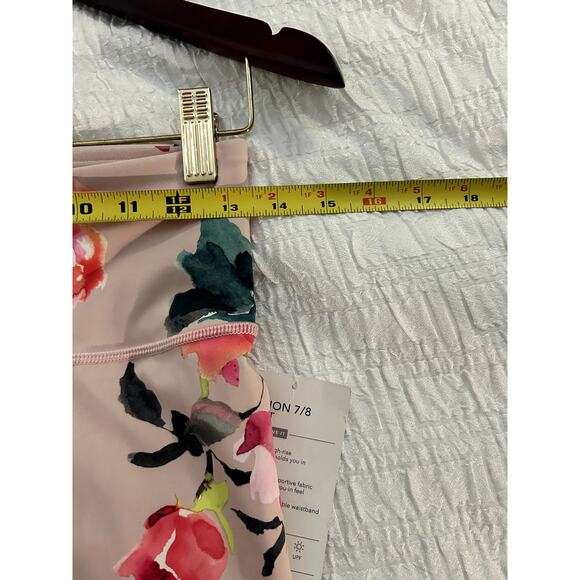 Athleta Elation 7/8 Painted Flower High Rise Leggings Size Small - Picture 8 of 11